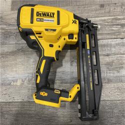 AS-IS DEWALT 20V MAX XR 16-Gauge Lithium-Ion Cordless Finish Nailer (Tool Only)