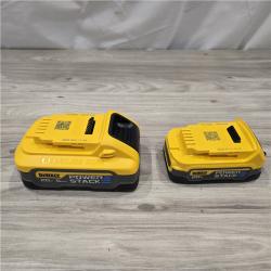 AS-IS DeWalt 20V MAX POWERSTACK DCBP315-2C Lithium-Ion 1.7Ah and 5Ah Battery and Charger Starter Kit