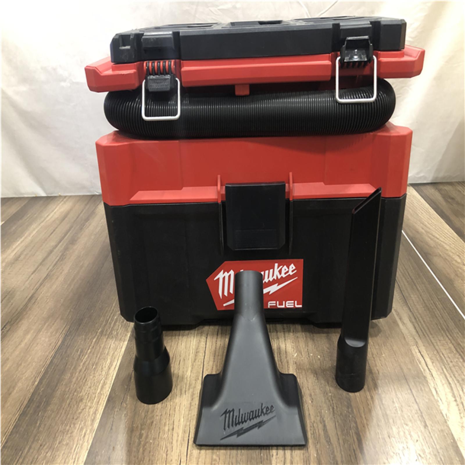 AS-IS  Milwaukee FUEL PACKOUT 18-Volt Lithium-Ion Cordless 2.5 Gal. Wet/Dry Vacuum (Vacuum-Only)