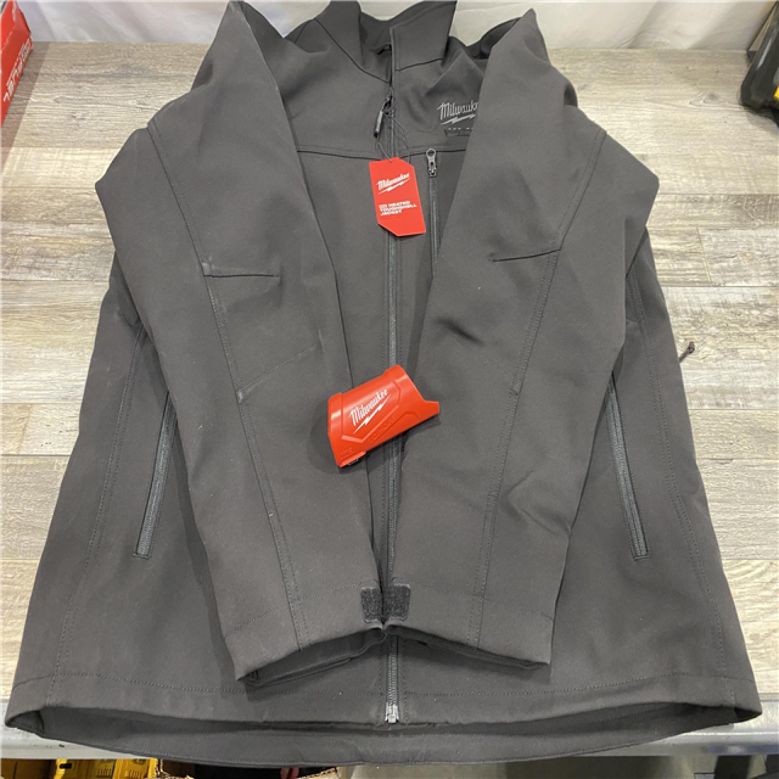 AS-IS Milwaukee Men's X-Large 12V Lithium-Ion Cordless TOUGHSHELL Black Heated Jacket (Jacket Only)