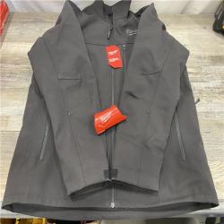 AS-IS Milwaukee Men's X-Large 12V Lithium-Ion Cordless TOUGHSHELL Black Heated Jacket (Jacket Only)
