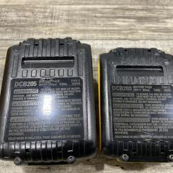 AS-IS DEWALT 20V MAX Lithium-Ion Battery Kit with 5.0Ah and 2.0Ah Battery and Charger