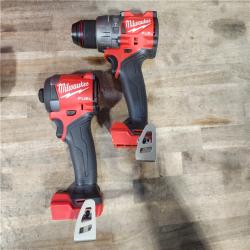 HOUSTON LOCATION - AS-IS MILWAUKEE FUEL 18V Lithium-Ion Brushless Cordless Hammer Drill and Impact Driver Combo Kit