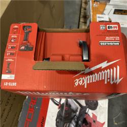 NEW! - Milwaukee M18 18V Lithium-Ion Cordless Brushless Threaded Rod Cutter Kit with 2.0 Ah Battery, Charger and Case