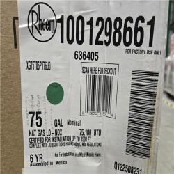 DALLAS LOCATION- Rheem Performance 75 Gal. Tall 76 000 BTU Natural Gas Power Vent Water Heater