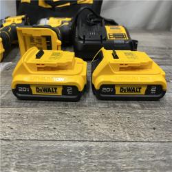 AS-IS DEWALT ATOMIC 20-Volt MAX Lithium-Ion Cordless Combo Kit