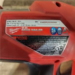 HOUSTON LOCATION - AS-IS Milwaukee FUEL 18-Volt Lithium-Ion Brushless Cordless Gen II 18-Gauge Brad Nailer (Tool-Only)