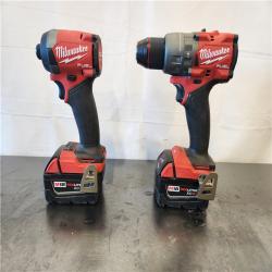 AS-IS- Milwaukee FUEL 18V Lithium-Ion Brushless Cordless Hammer Drill and Impact Driver Combo Kit