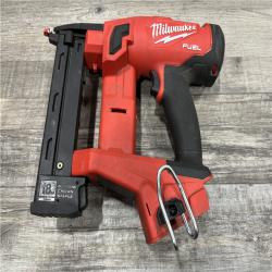 AS-IS Milwaukee FUEL 18-Volt Lithium-Ion Brushless Cordless 18-Gauge 1/4 in. Narrow Crown Stapler (Tool-Only)