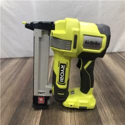 AS-IS RYOBI ONE+ 18V 18-Gauge Cordless AirStrike Narrow Crown Stapler (Tool Only)