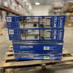 DALLAS LOCATION-NEW! Lasko Cyclone 20 in. 3 Speed Air Circulator Floor Fan for Home in Black Pallet (8 units)
