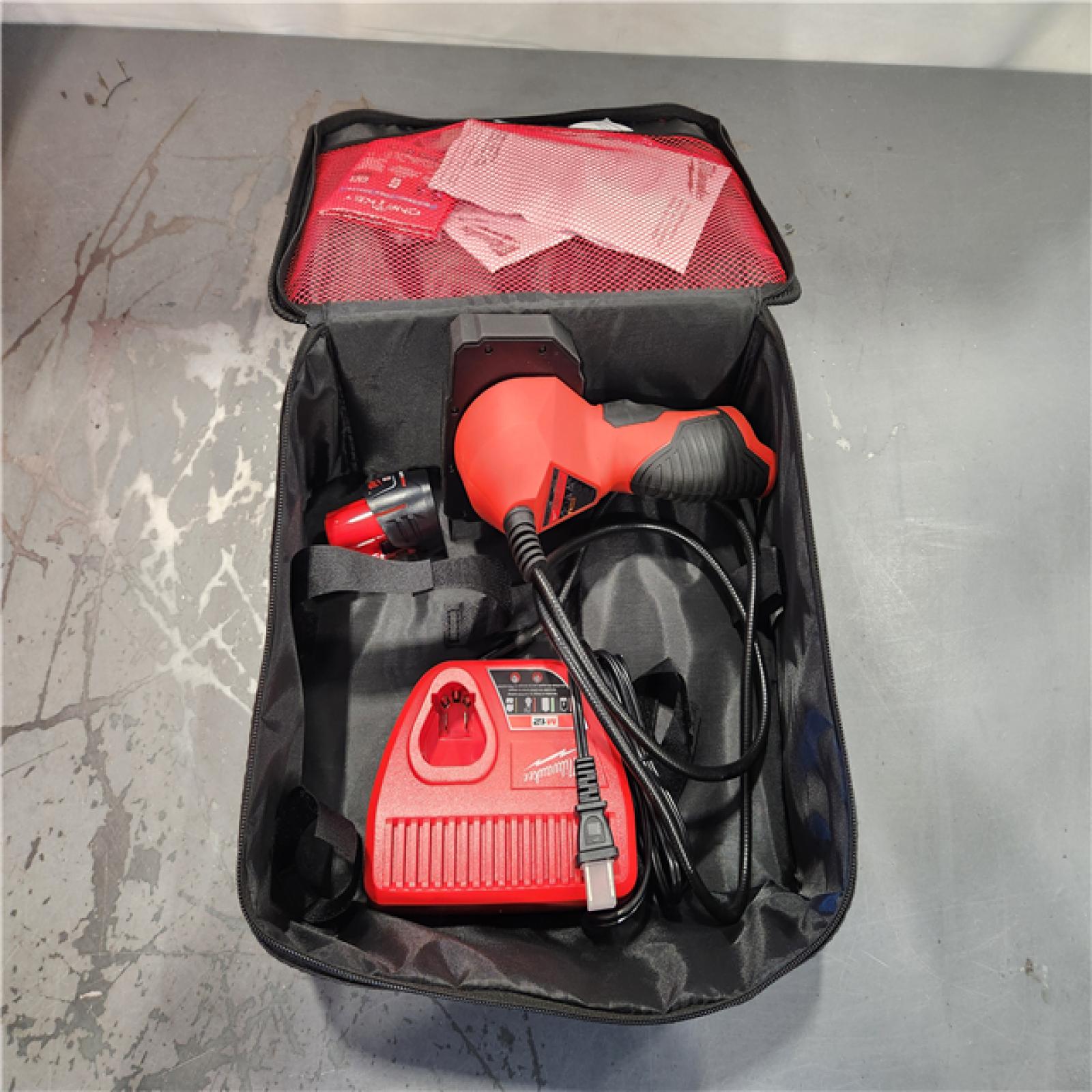 AS-IS- MILWAUKEE M12 12V Lithium-Ion Cordless M-SPECTOR 360-Degree 4 Ft. Inspection Camera Kit