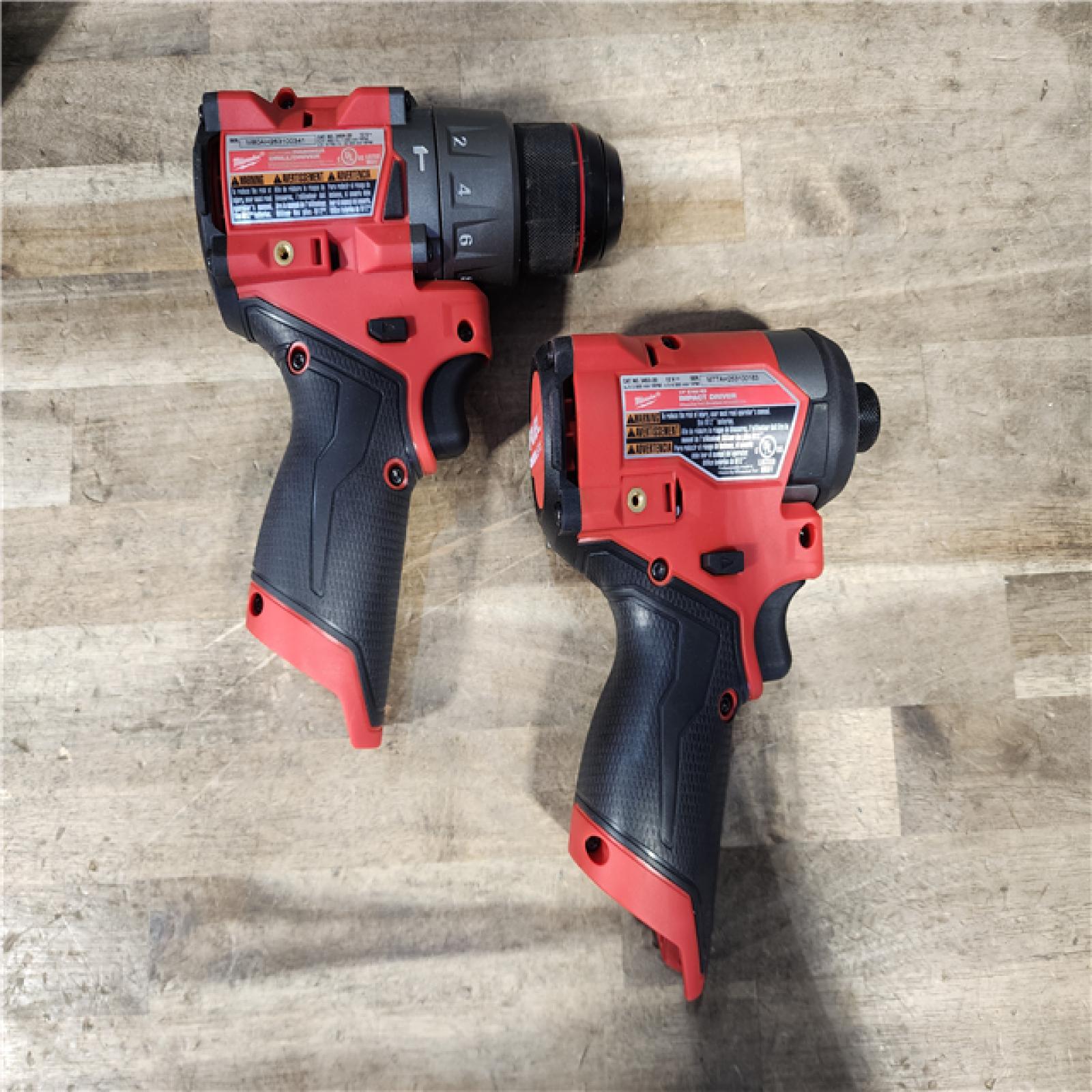 HOUSTON LOCATION - AS-IS Milwaukee 3497-22 12V Brushless Hammer Drill and Impact Driver Combo Kit