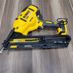 AS-IS DeWalt 20V MAX XR 15 Ga. Cordless 34 Deg Nailer Kit (Battery & Charger) 20 V