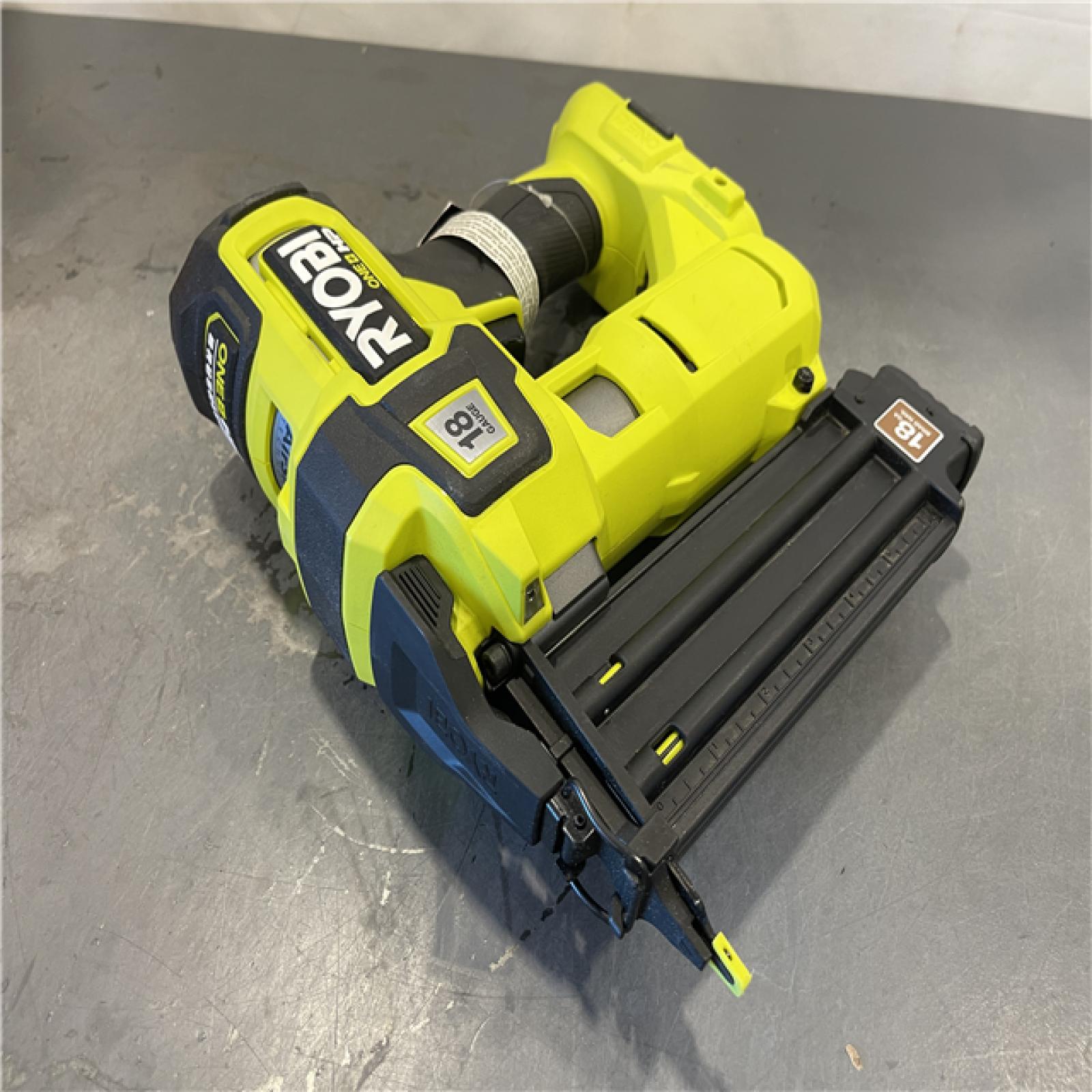 AS-IS - RYOBI ONE+ HP 18V 18-Gauge Brushless Cordless AirStrike Brad Nailer