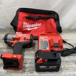 AS-IS Milwaukee FUEL 18V Lithium-Ion Brushless Cordless 1/2 in. Impact Wrench w/Friction Ring Kit