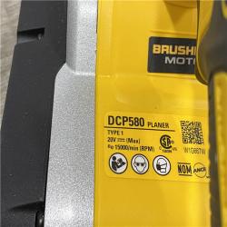 AS-IS DEWALT 20V MAX XR Cordless Brushless 3-1/4 in. Planer (Tool Only)
