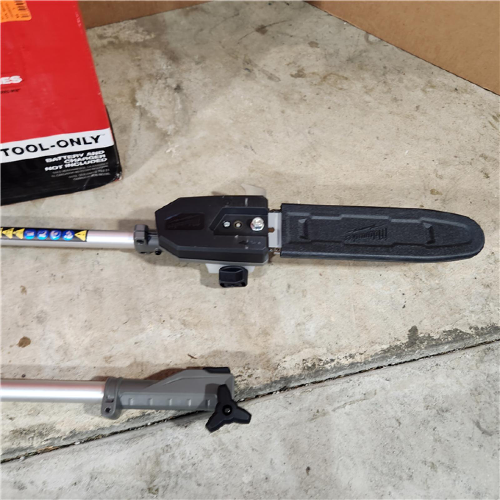 Houston location- AS-IS Milwaukee M18 FUEL 10 Pole Saw with QUIK-LOK TOOL-ONLY