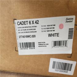 Phoenix NEW American Standard Cadet EverClean 72 in. x 42 in. Rectangular Whirlpool Bathtub with Reversible Drain in White (SEALED)