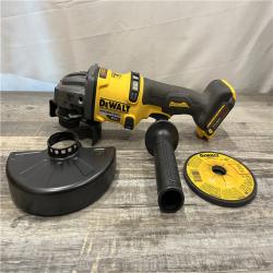 AS-IS DEWALT FLEXVOLT 60V MAX Cordless Brushless 4.5 in. to 6 in. Small Angle Grinder with Kickback Brake (Tool Only)