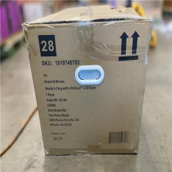 DALLAS LOCATION - Home Accents Holiday 7 ft. Long Grave & Bones Skelly's Dog with LifeEyes LCD Eyes