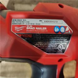 HOUSTON LOCATION - AS-IS Milwaukee FUEL 18-Volt Lithium-Ion Brushless Cordless Gen II 18-Gauge Brad Nailer (Tool-Only)