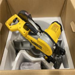 As-Is-  DeWalt 15 Amp Corded 12 in. Compound Double Bevel Miter Saw