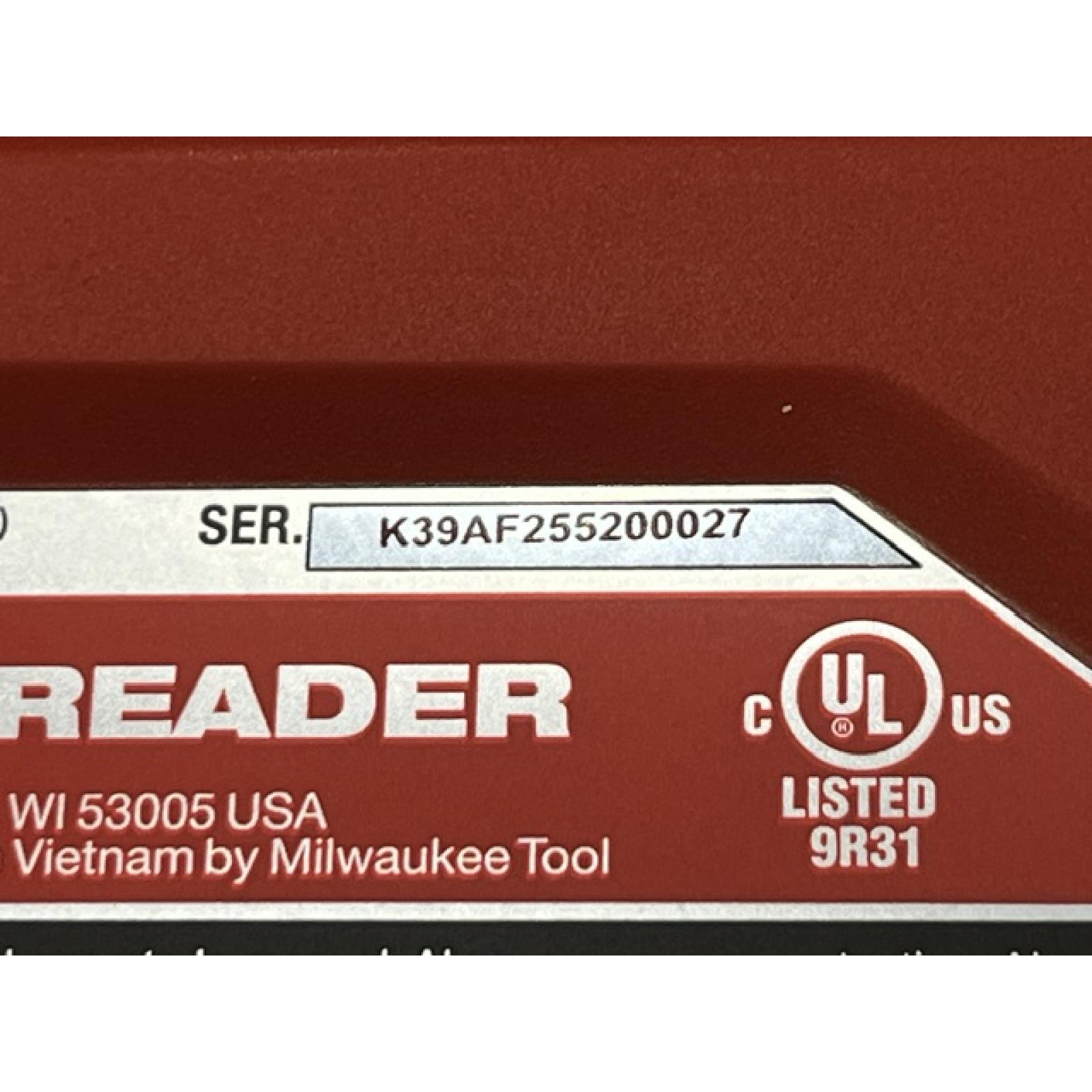 NEW - Milwaukee 18 Fuel One-Key Cordless Brushless Pipe Threader Kit
