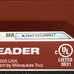 NEW - Milwaukee 18 Fuel One-Key Cordless Brushless Pipe Threader Kit