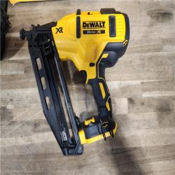 HOUSTON LOCATION - AS-IS DeWalt 20V 16 Gauge Cordless Angled Finish Nailer Kit W/ 2Ah Battery
