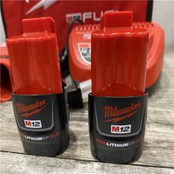 LIKE NEW - Milwaukee  FUEL 12V Lithium-Ion Brushless Cordless 4-in-1 Installation 3/8 in. Drill Driver Kit