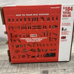 NEW - Milwaukee 12V Lithium-Ion Compact 2.0 Ah Battery Pack (2-Pack) Starter Kit