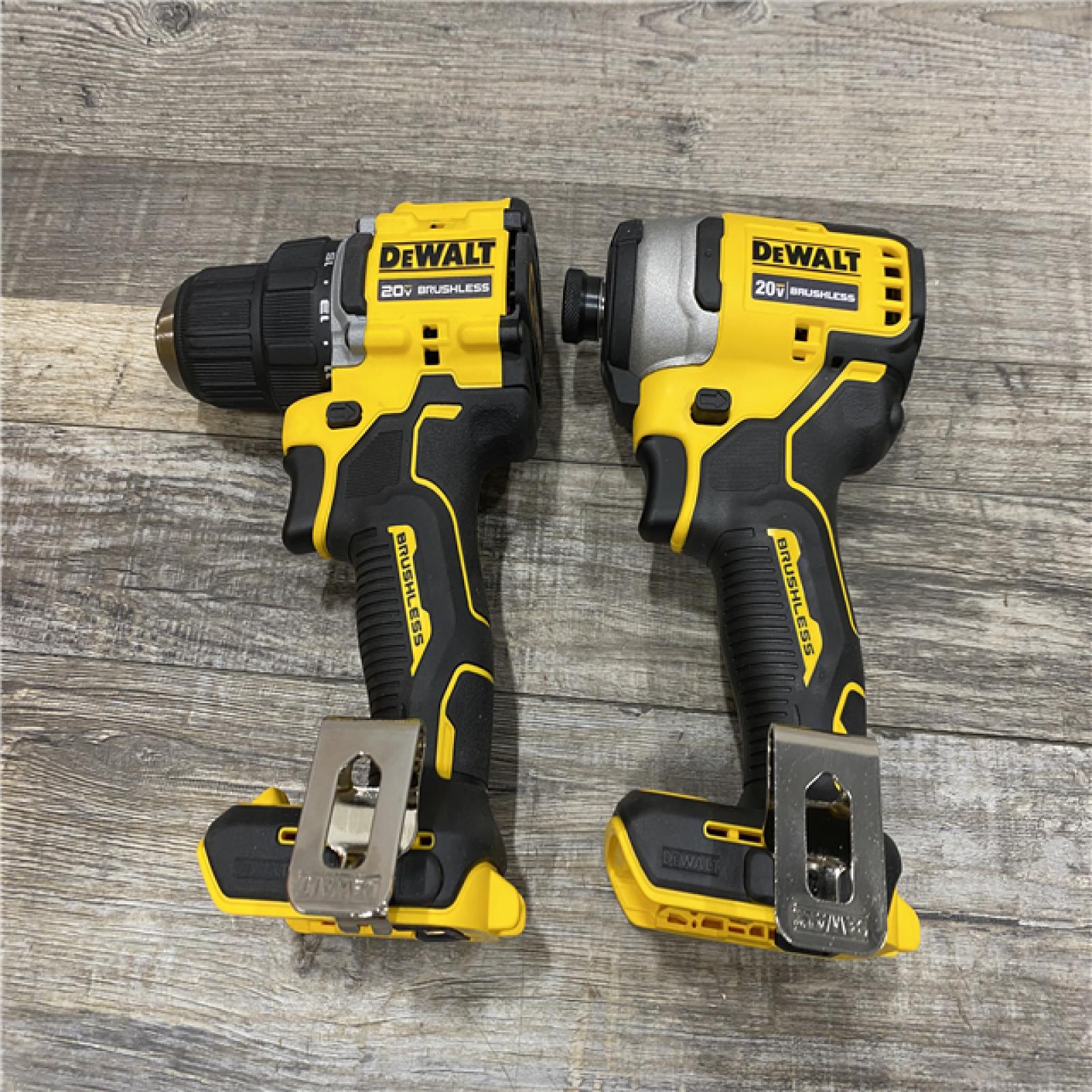 AS-IS DEWALT ATOMIC 20-Volt MAX Lithium-Ion Cordless (2-Tool) Combo Kit