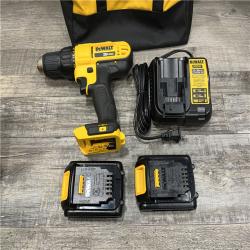 AS-IS DEWALT 20V MAX Cordless 1/2 in. Drill/Driver Kit