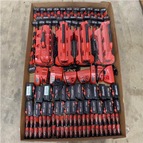 Houston Location - AS-IS Tool Pallet CHARGER/BATTERY MIX