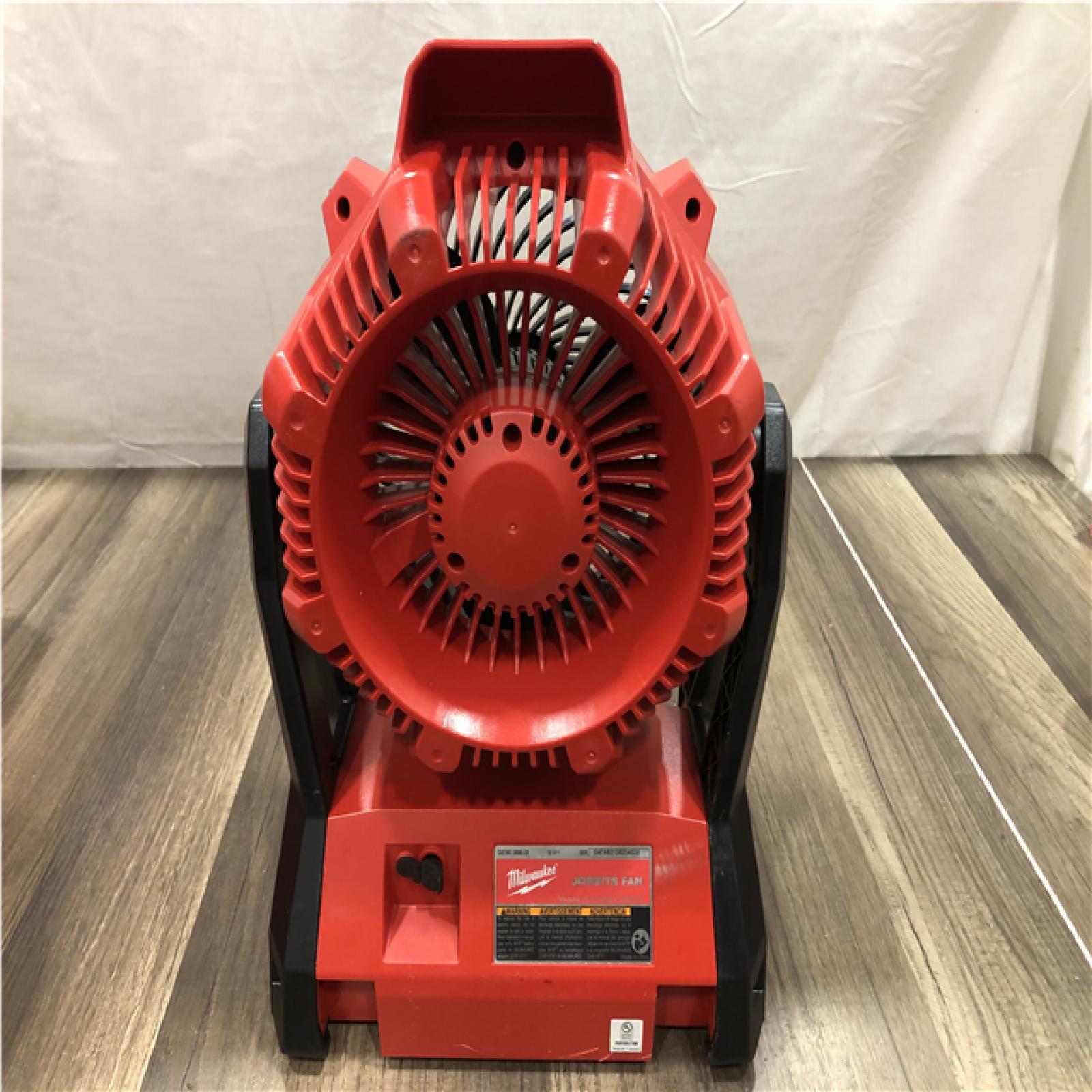 AS-IS - Milwaukee 18-Volt Lithium-Ion Brushless Cordless PACKOUT Jobsite Fan (Tool-Only)