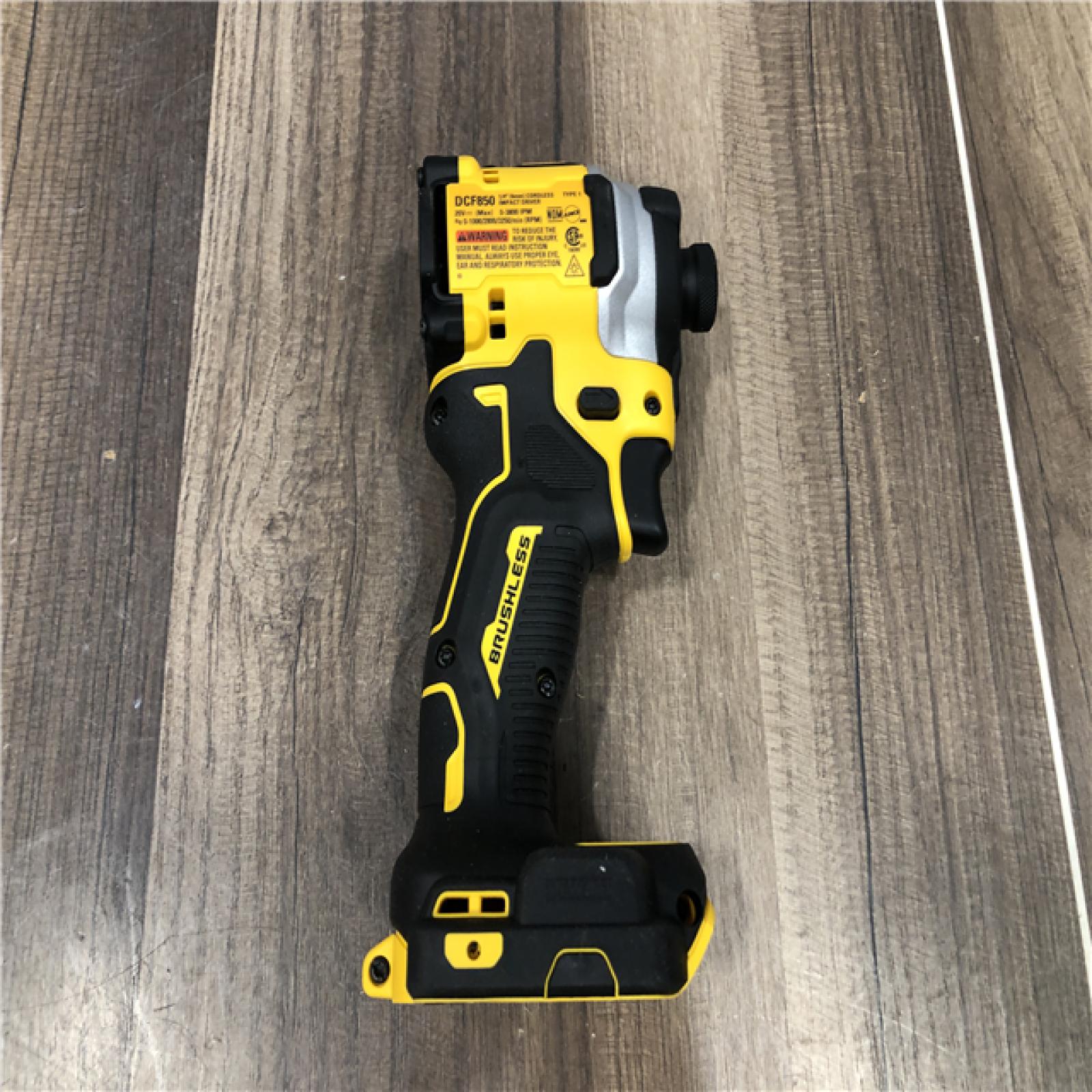 AS-IS DEWALT ATOMIC 20V MAX Cordless Brushless Compact 1/4 in. Impact Driver (Tool Only)