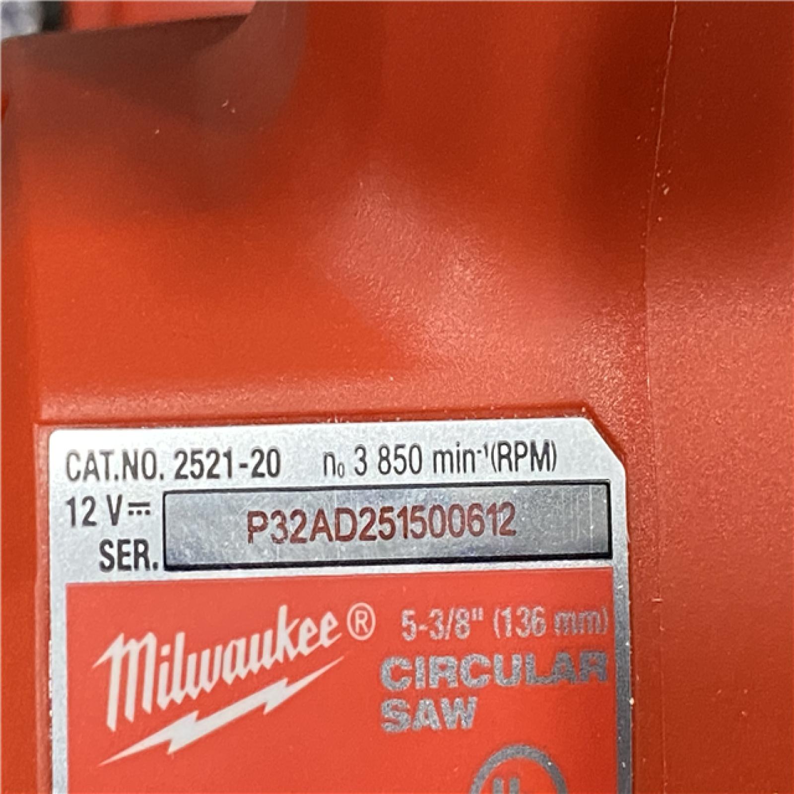 AS-IS Milwaukee FUEL 12V Lithium-Ion Brushless 5-3/8 in. Cordless Circular Saw (Tool-Only)