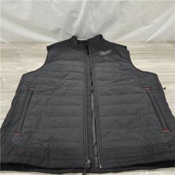 AS-IS Milwaukee Black Large M12 Heated Axis Vest Kit