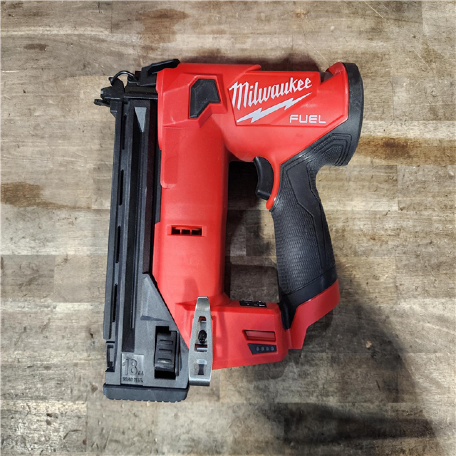 HOUSTON LOCATION - AS-IS Milwaukee M12 FUEL 18 Gauge Compact Brad Nailer (Tool-Only)