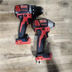 HOUSTON LOCATION - AS-IS Milwaukee M18 Brushed Cordless (2-Tool) Drill/Driver and Impact Driver Kit