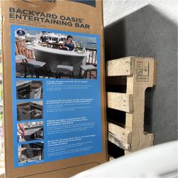 California AS-IS Suncast Backyard Oasis Entertraining Bar