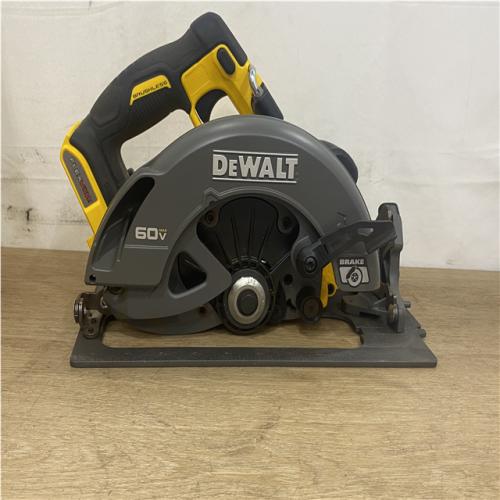 AS-IS DEWALT FLEXVOLT 60V MAX Cordless Brushless 7-1/4 in. Circular Saw with Brake (Tool Only)