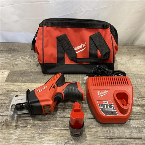 AS-IS Milwaukee 12V Lithium-Ion HACKZALL Cordless Reciprocating Saw Kit