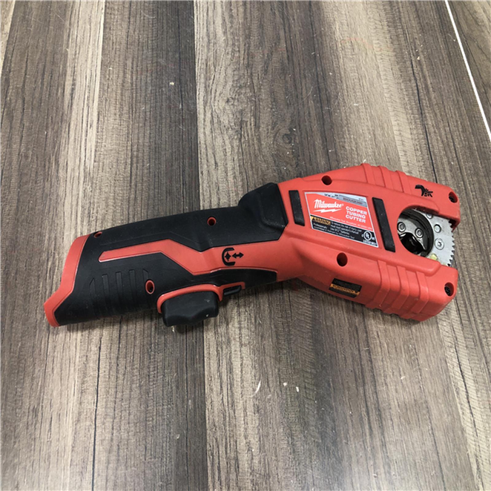 AS-IS Milwaukee 12V Lithium-Ion Cordless Copper Tubing Cutter (Tool-Only)
