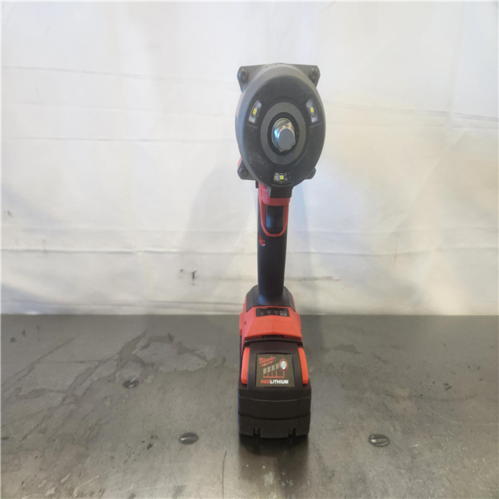 AS-IS- Milwaukee FUEL 18V Lithium-Ion Brushless Cordless 1/2 in. Impact Wrench w/Friction Ring Kit