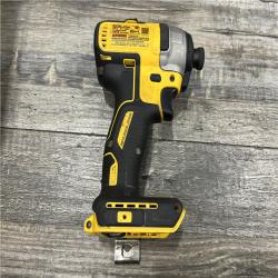 AS-IS DEWALT 20V MAX Lithium-Ion Brushless Cordless 1/4 in. Impact Driver Kit
