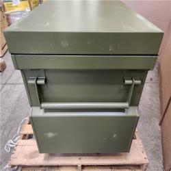 Phoenix NEW Husky 48 in. W x 24 in. D x 27.6 in. H Matte Army Green Steel Jobsite Box