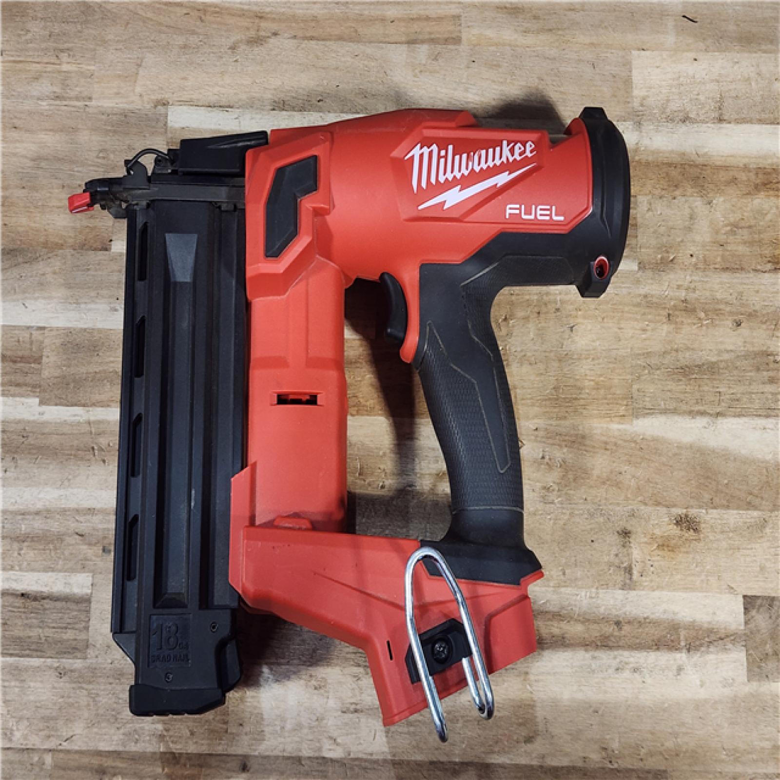 HOUSTON LOCATION - AS-IS Milwaukee FUEL 18-Volt Lithium-Ion Brushless Cordless Gen II 18-Gauge Brad Nailer (Tool-Only)