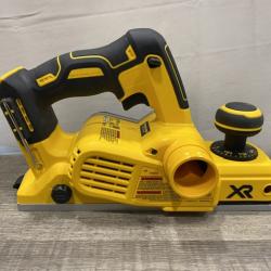 AS-IS DEWALT 20V MAX XR Cordless Brushless 3-1/4 in. Planer (Tool Only)